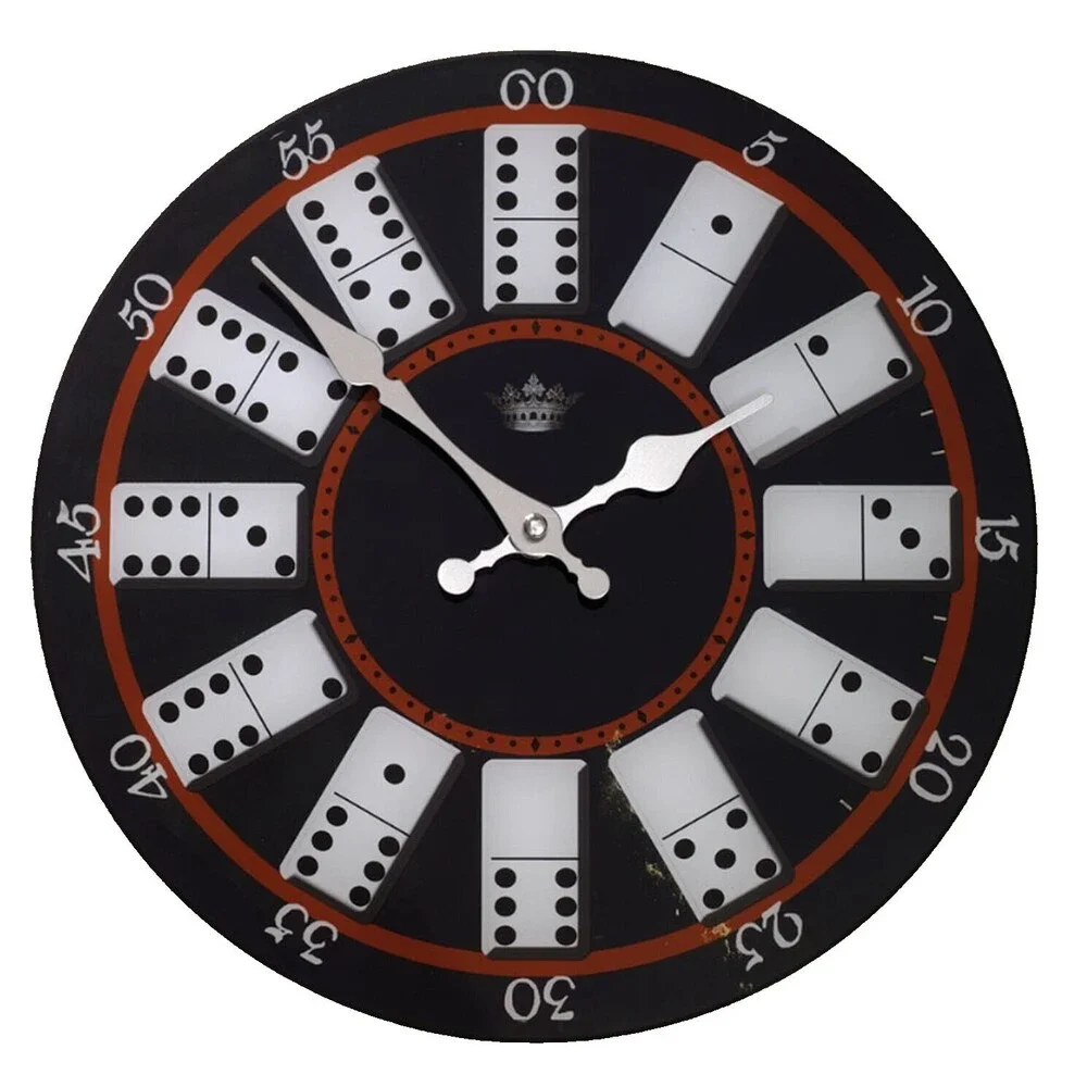 Kitchen Plastic Under The Glass Decorative Wall Clock, 12